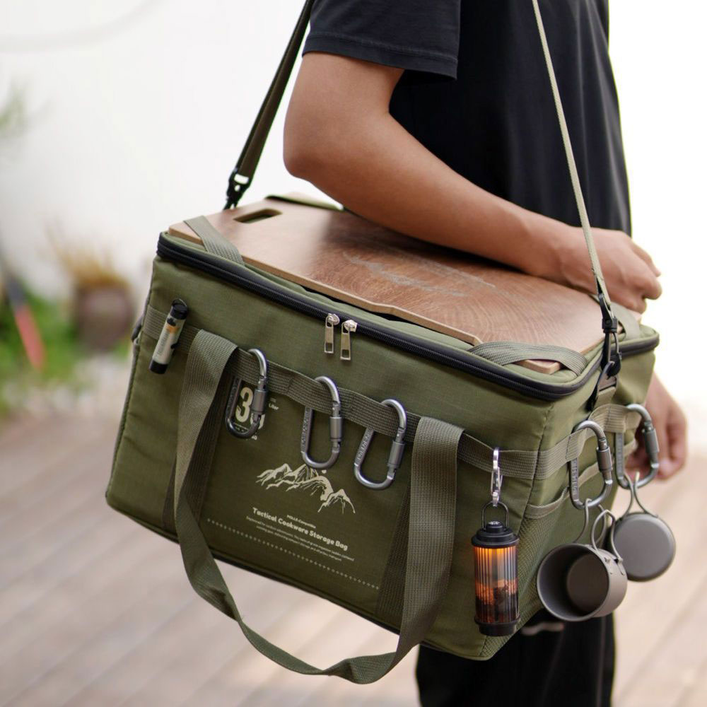 Camping Cooking Books - Torba piknikowa 36L Tactics, wodoodporny organizer