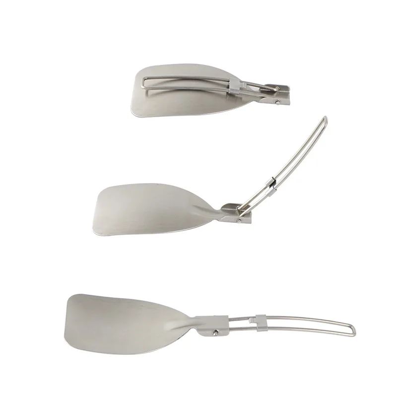 Quechua Camping Cooking Set - Składana szpatułka kempingowa ze stali nierdzewnej,