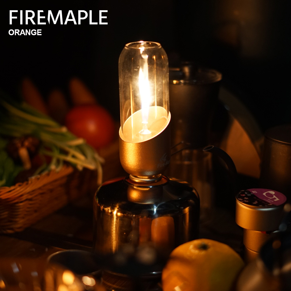Camping Cooking Fuel - Ognisty klonowy pomarańczowy latarnia gazowa na