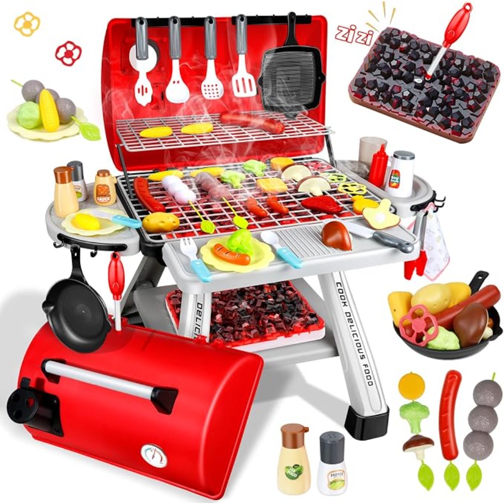 Camping Cooking With Kids - Zestaw zabawek grill do grillowania dla