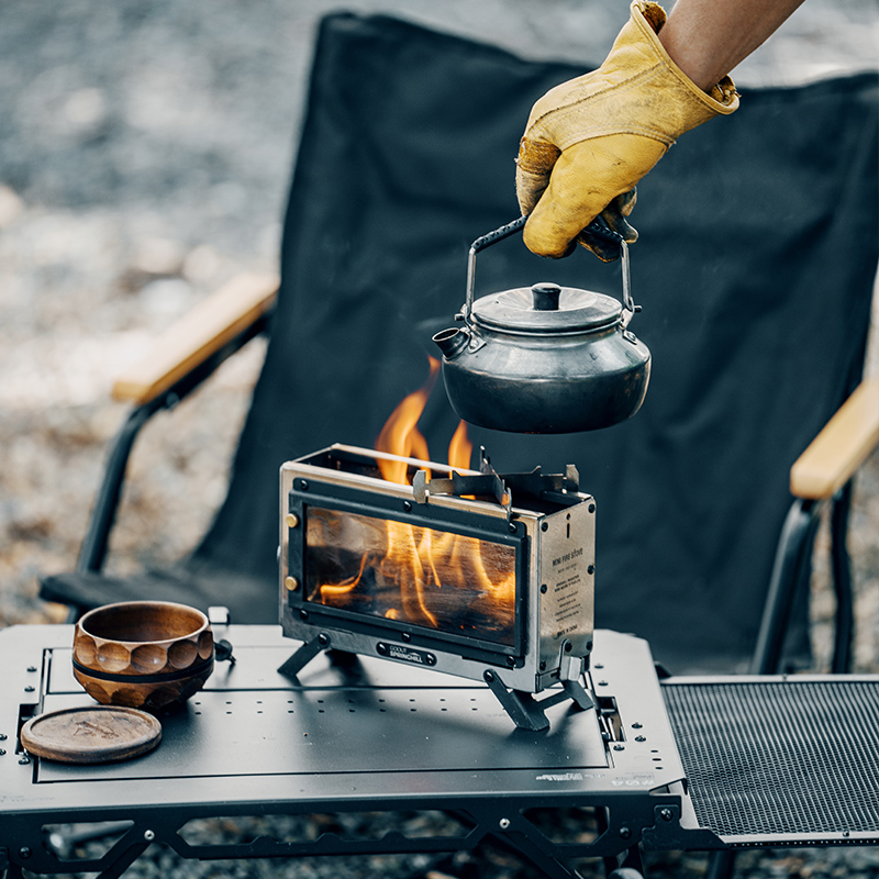 Camping Cooking Wood Stove - Przenośna kuchenka na drewno Goout Springhill,