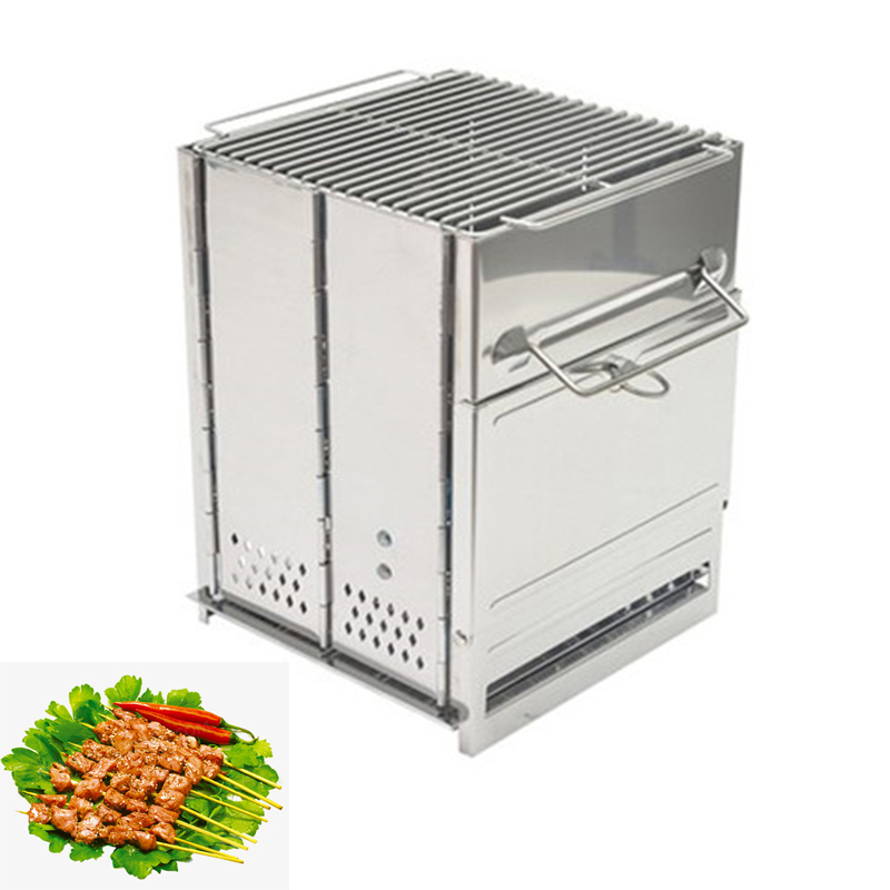 Camping Cooking Wood Stove - Przenośny piec na drewno do użytku
