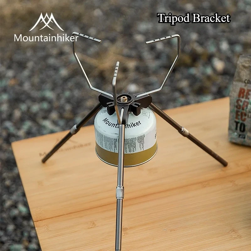 Camping Cooking Butane - Uchwyt trójnógowy MOUNTAINHIKER do kuchenki kempingowej,