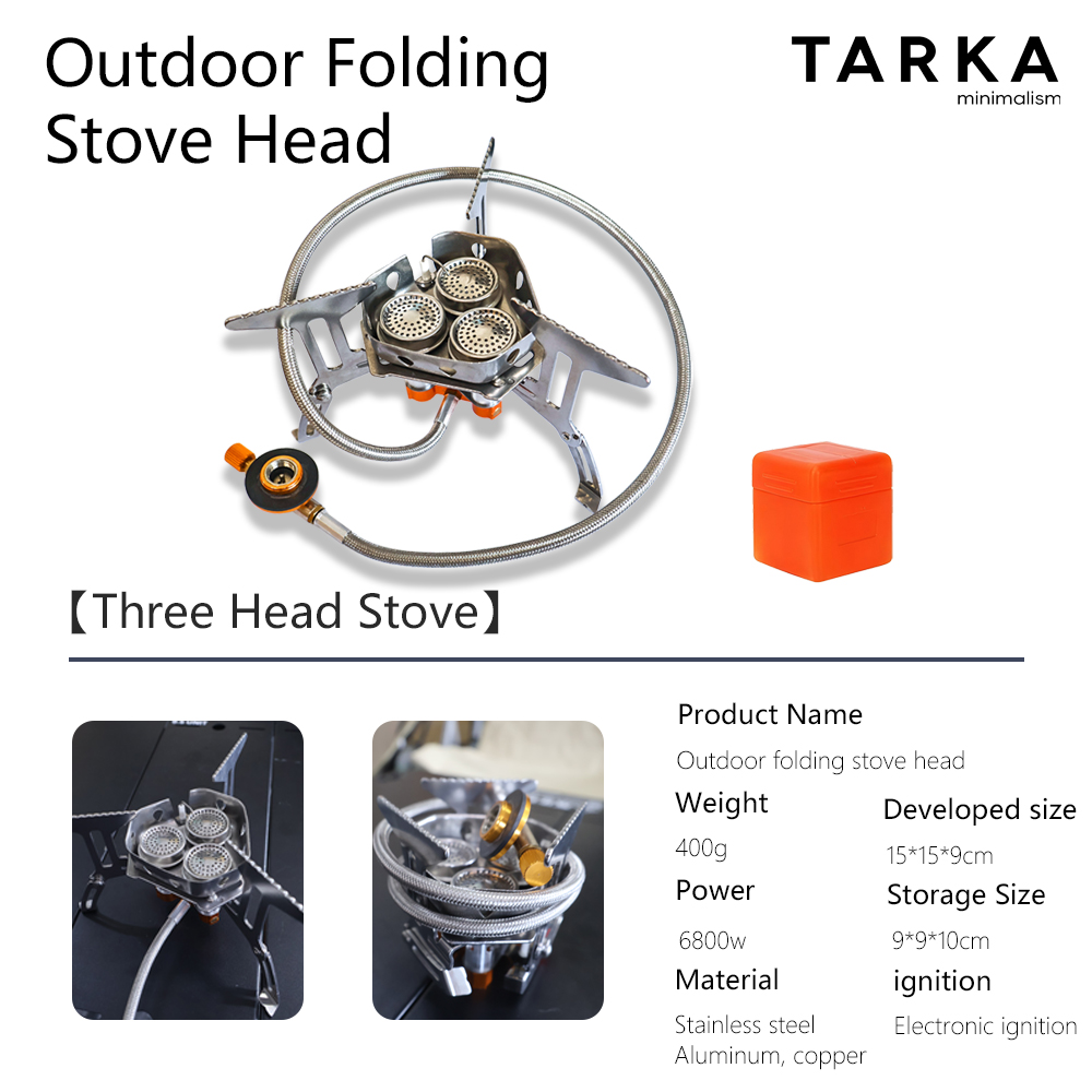 Camping Cooking Wood Stove - Kuchenka gazowa TARKA 5800W z 3