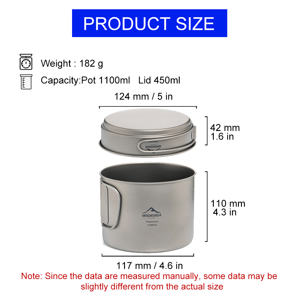 Widesea Ultralekki Tytanowy Ga – Camping Cooking Cup recenzja i cena