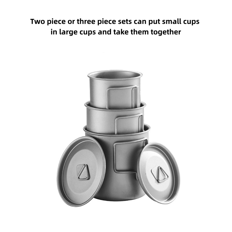 Tytanowy kubek turystyczny ze  – Camping Cooking Cup recenzja i cena
