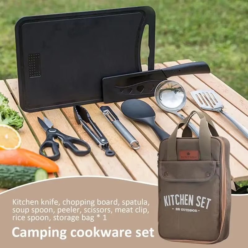 8-częściowy zestaw naczyń kuch – Camping Cooking Books recenzja i cena