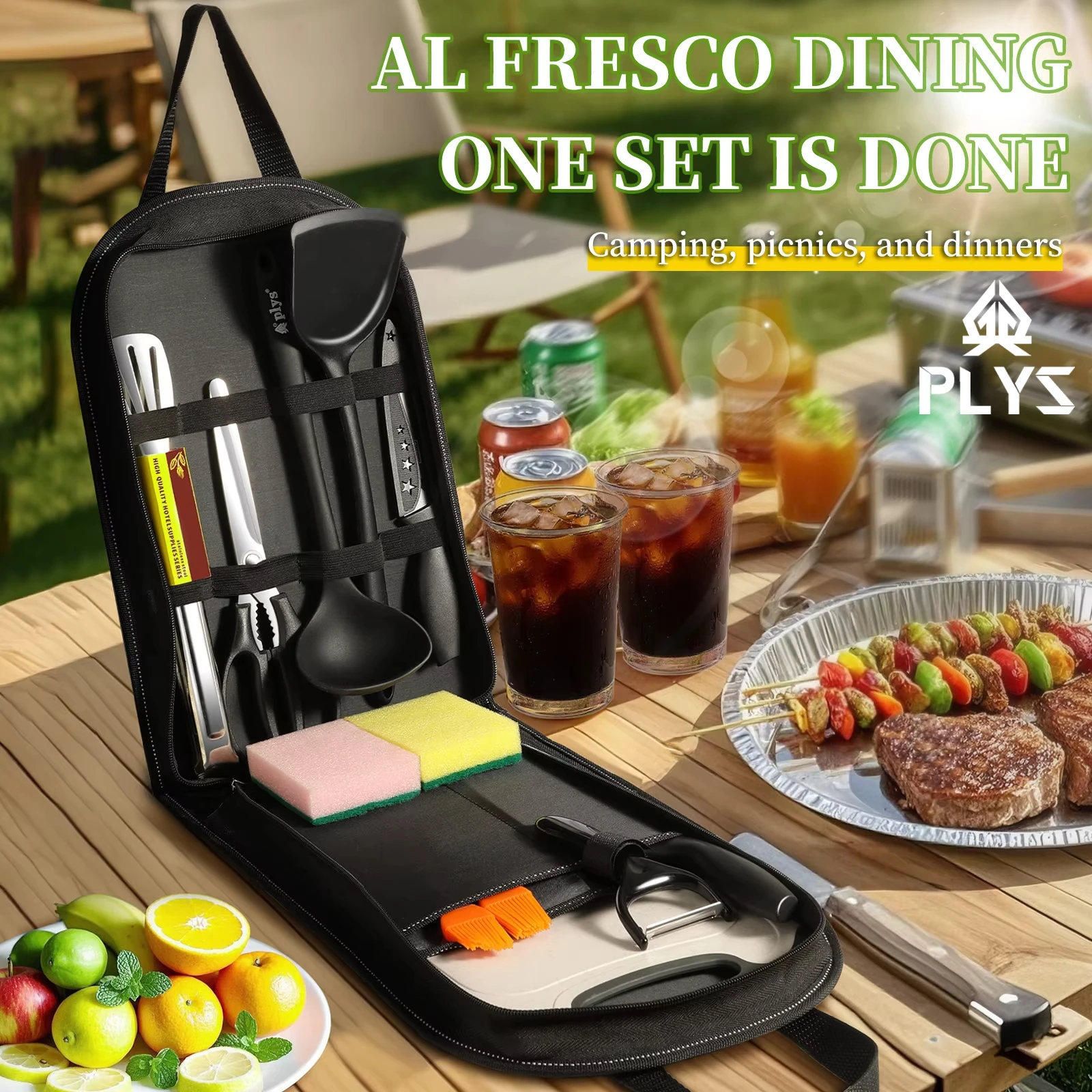 Przenośny zestaw przyborów kuc – Quechua Camping Cooking Set recenzja i cena