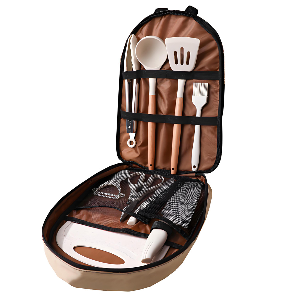 10-częściowy przenośny zestaw  – Quechua Camping Cooking Set recenzja i cena
