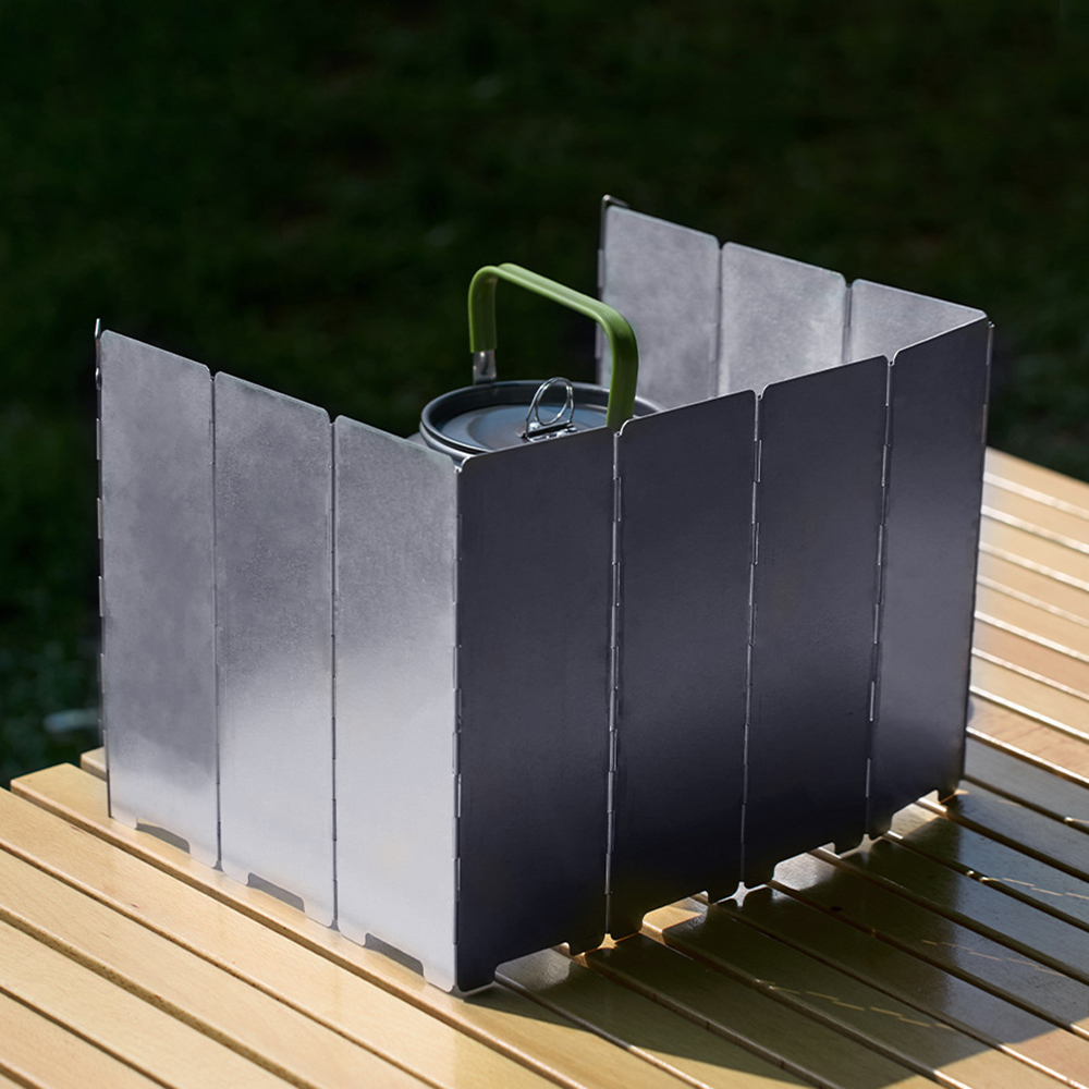 10-częściowy składany parawan  – Camping Cooking Plate recenzja i cena