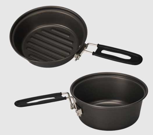 Lekki aluminiowy zestaw naczyń – Camping Outdoor Cooking Set recenzja i cena