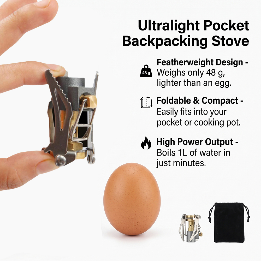 Pandatour Outdoor Ultralight 4 – Camping Cooking Wood Stove recenzja i cena
