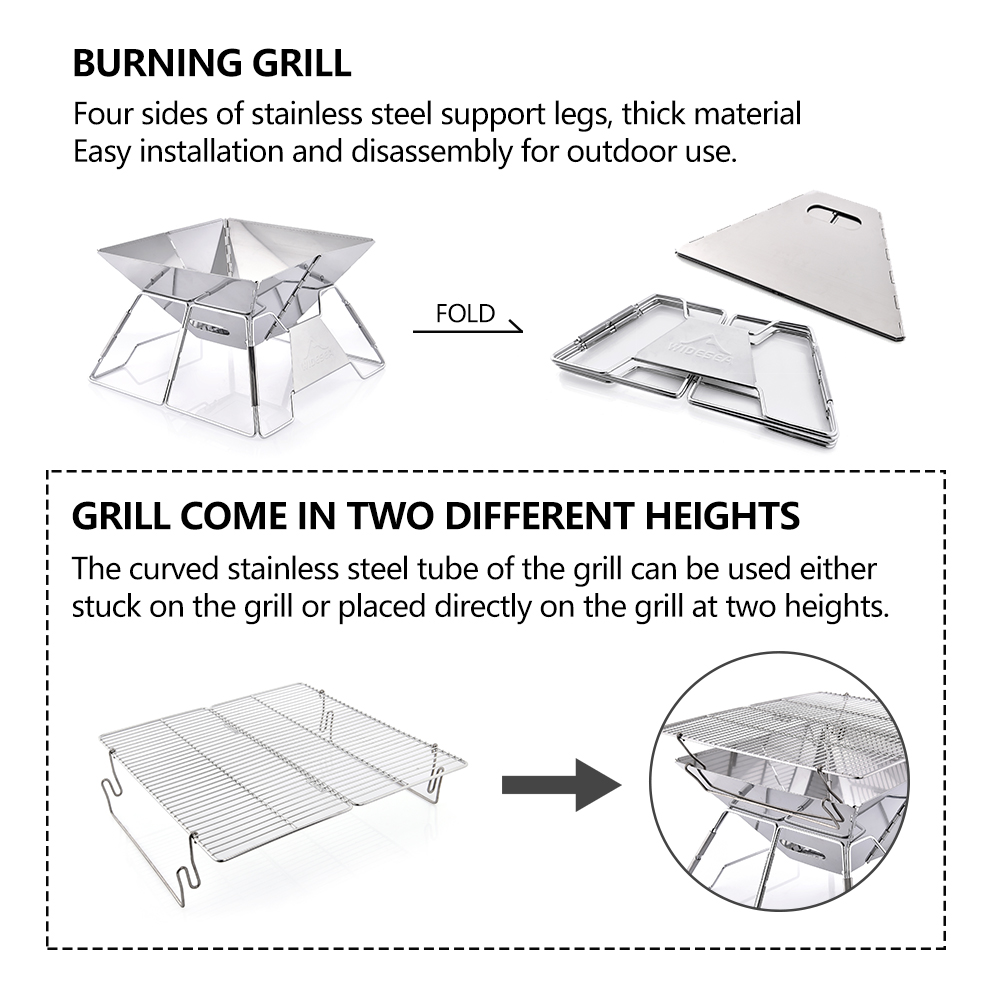 Wiatroodporny grill kempingowy – Camping Cooking Device recenzja i cena