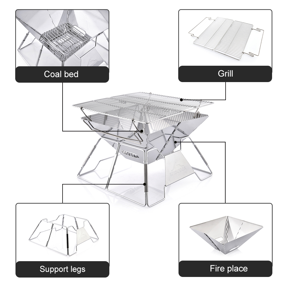 Wiatroodporny grill kempingowy – Camping Cooking Device recenzja i cena