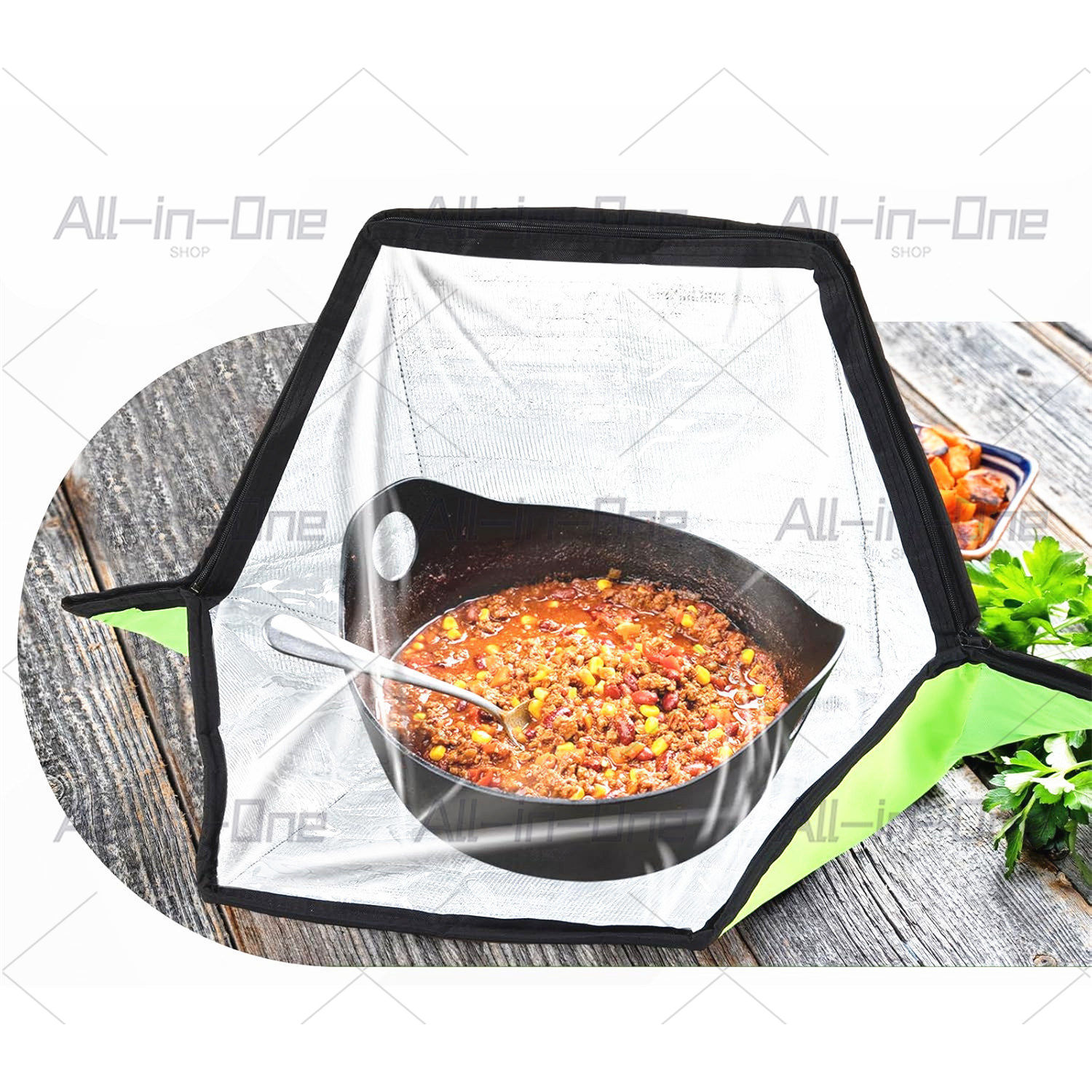 Przenośny solarny piekarnik w  – Solar Oven Camp recenzja i cena