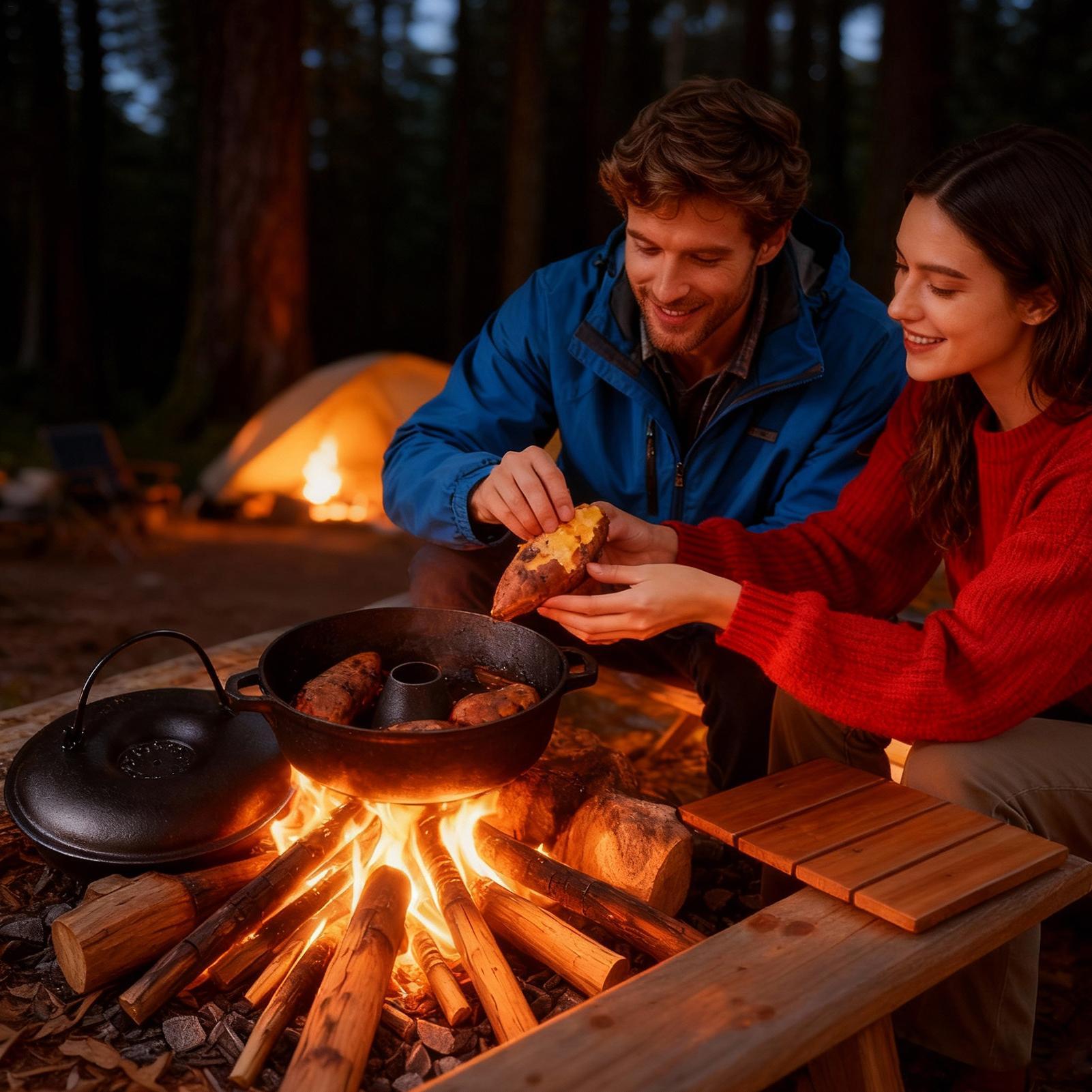 Żeliwny garnek do gotowania, w – Camp Dutch Oven Cast recenzja i cena