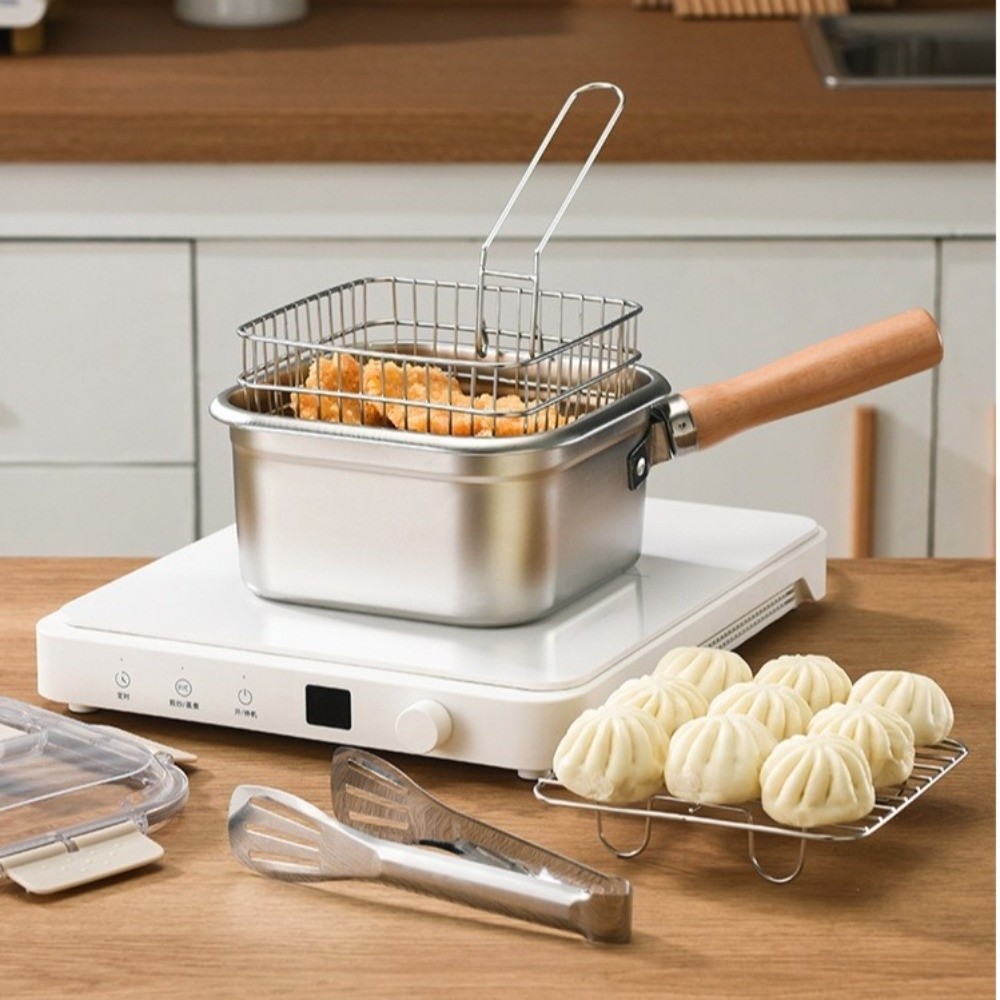 Przenośna patelnia ze stali ni – Camping Cooking Basket recenzja i cena