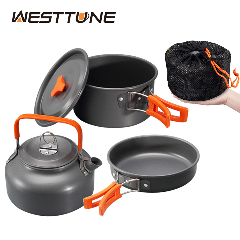 WESTTUNE Zestaw naczyń kemping – Camping Cooking Books recenzja i cena