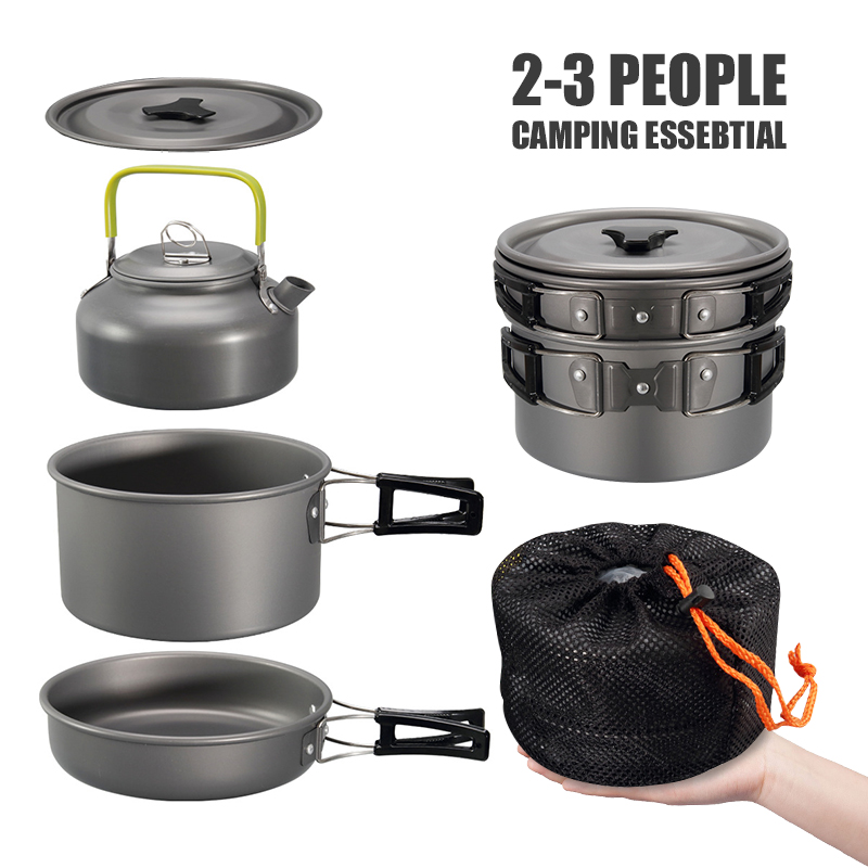 WESTTUNE Zestaw naczyń kemping – Camping Cooking Books recenzja i cena