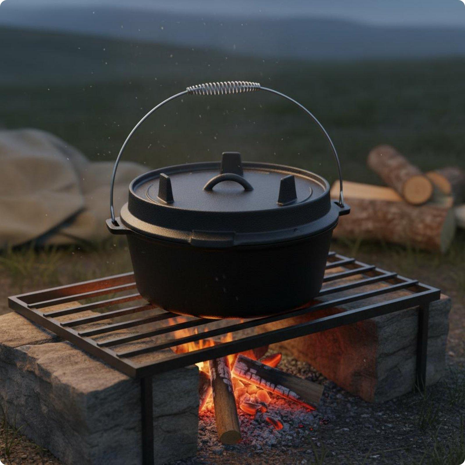 Żeliwny garnek typu Dutch Oven – Camp Dutch Oven Cast recenzja i cena