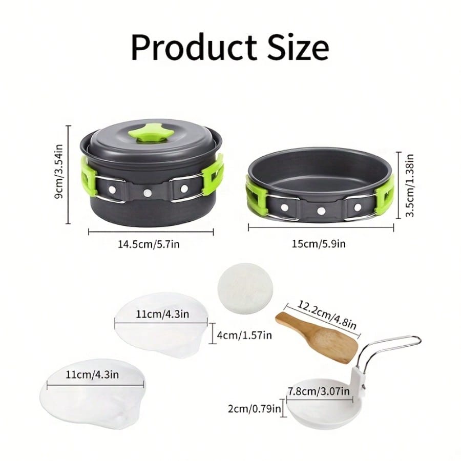 Zestaw do gotowania na kemping – Camping Outdoor Cooking Set recenzja i cena