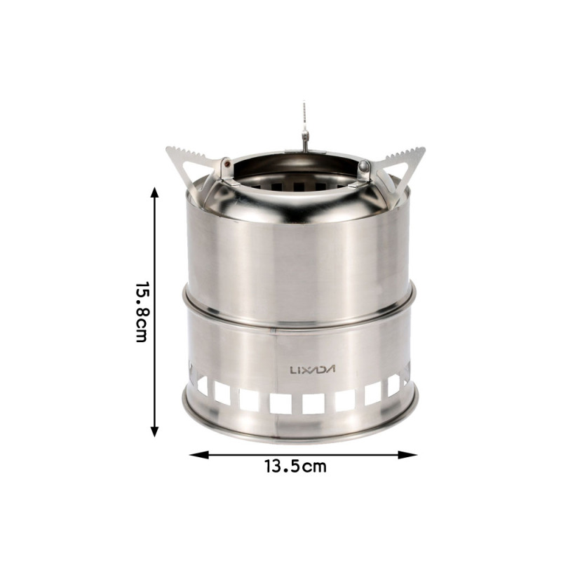Lixada Piec na drewno ze stali – Camping Cooking Butane recenzja i cena