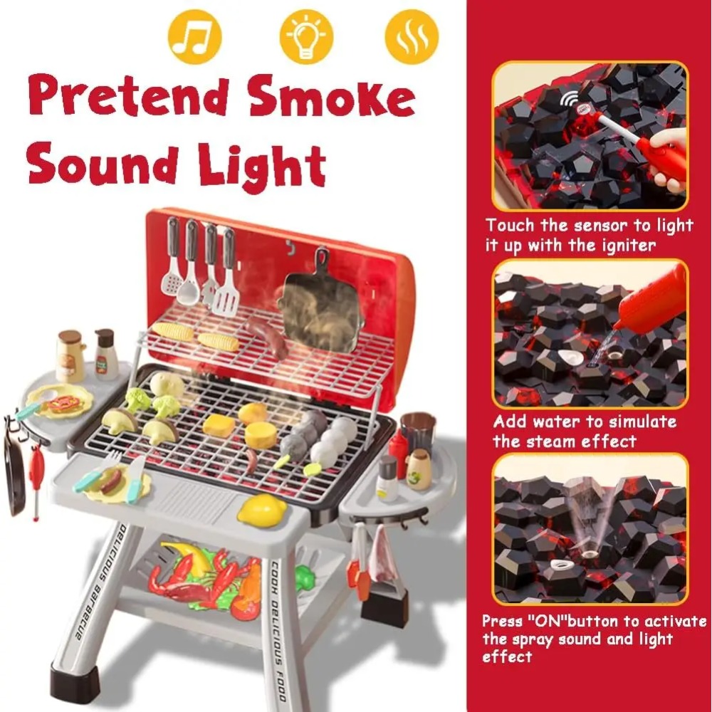 Zestaw zabawek grill do grillo – Camping Cooking With Kids recenzja i cena