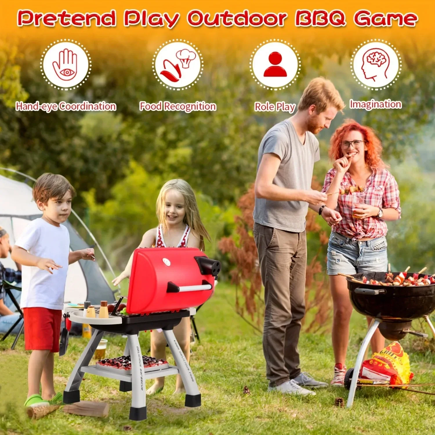 Zestaw zabawek do grillowania  – Camping Cooking With Kids recenzja i cena