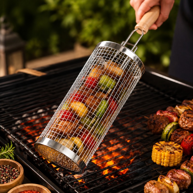 Zestaw okrągłych koszy do gril – Camping Cooking Device recenzja i cena