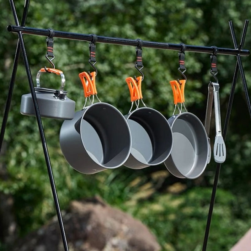 Zestaw aluminiowych garnków do – Camping Cooking Mess Kit recenzja i cena