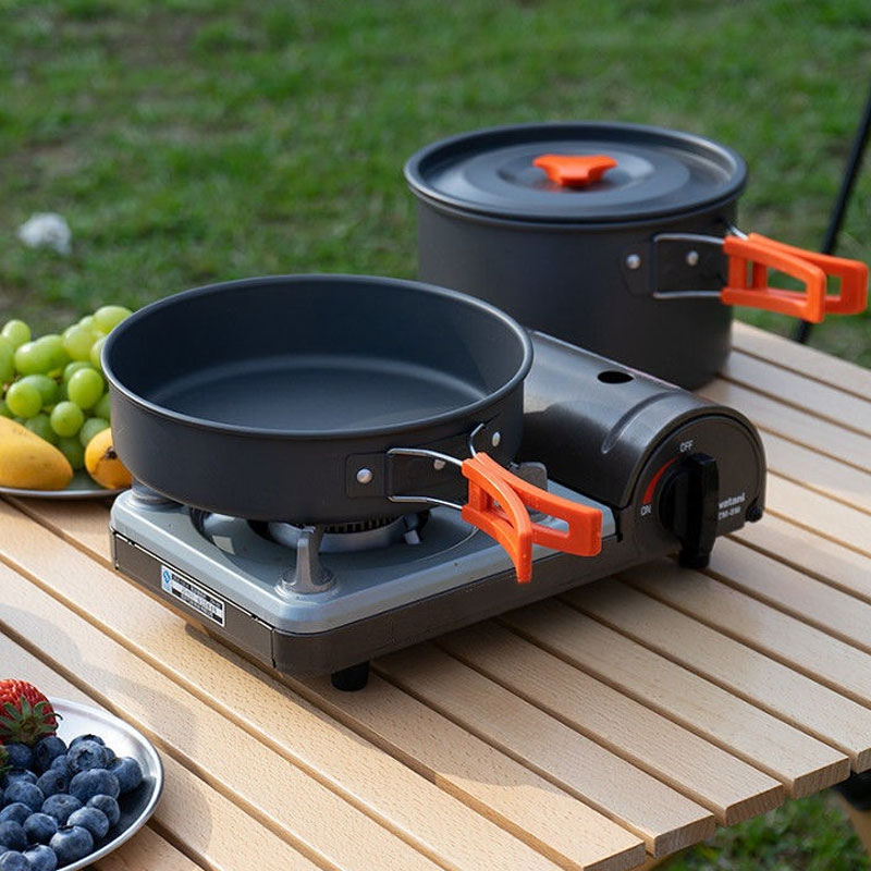 Zestaw aluminiowych garnków do – Camping Cooking Mess Kit recenzja i cena