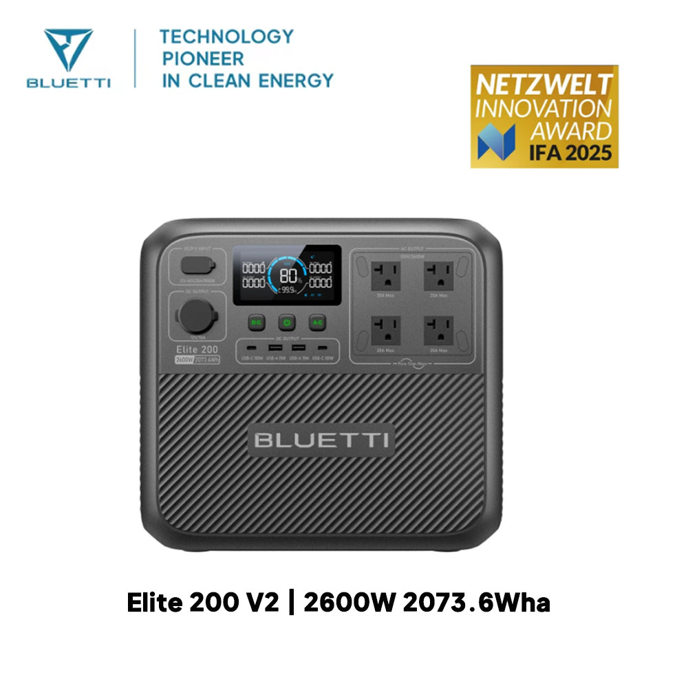【Renew】BLUETTI Elite 200 V2 Pr – Camping Cooking Device recenzja i cena