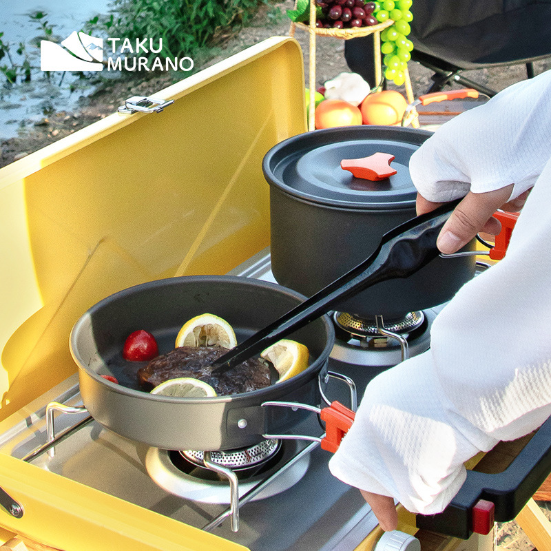 Zestaw naczyń kuchennych do bi – Camping Cooking Basket recenzja i cena