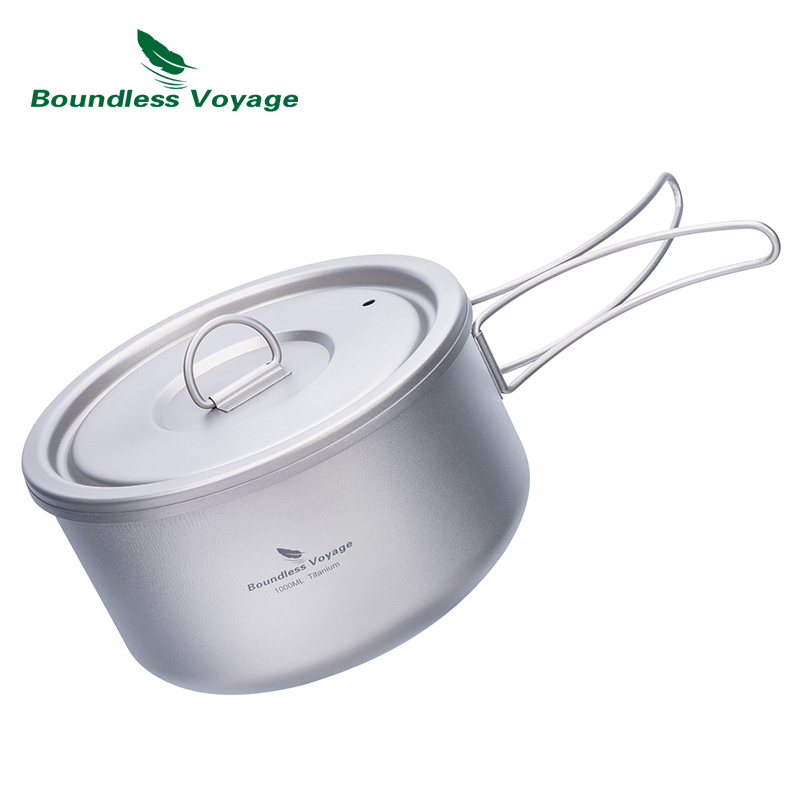 Boundless Voyage Tytanowy garn – Camping Cooking Kitchen recenzja i cena