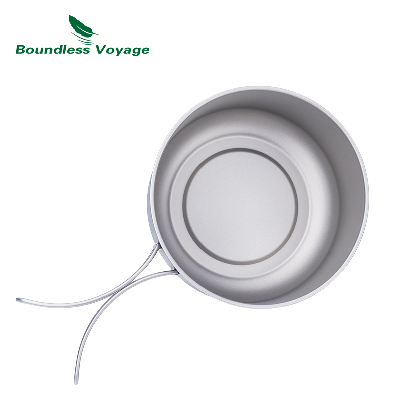 Boundless Voyage Tytanowy garn – Camping Cooking Kitchen recenzja i cena