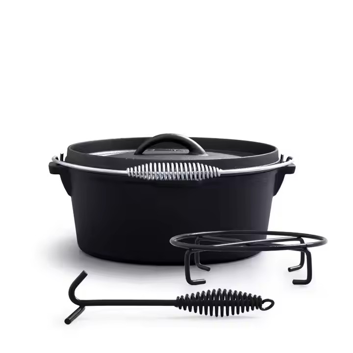 Żeliwny garnek holenderski bez – Camp Dutch Oven Cast recenzja i cena