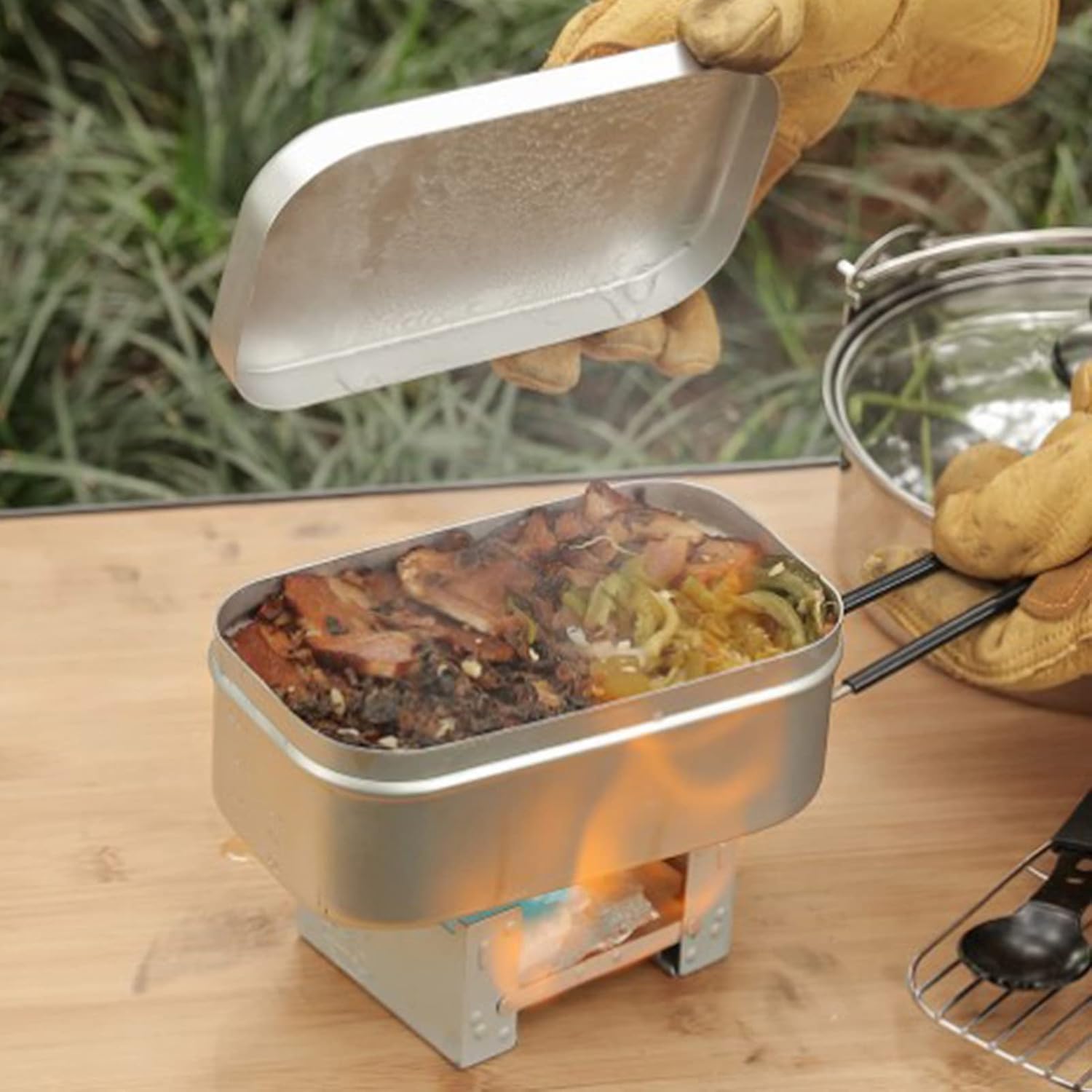Składany uchwyt na pudełko Ben – Camping Cooking Books recenzja i cena