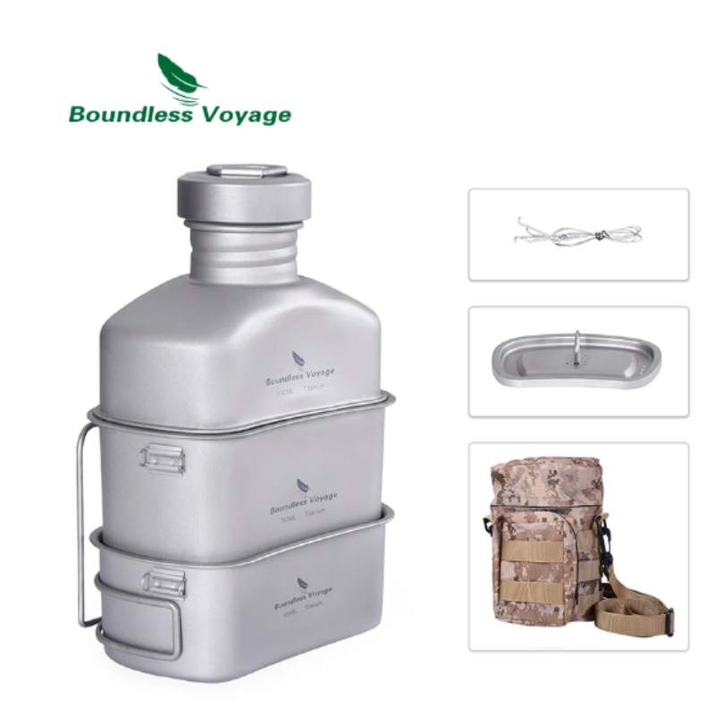 Boundless Voyage Titanium Cant – Camping Cooking Mess Kit recenzja i cena
