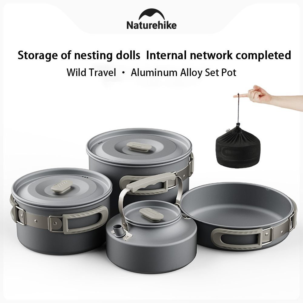Naturehike zestaw garnków outd – Camping Outdoor Cooking Set recenzja i cena