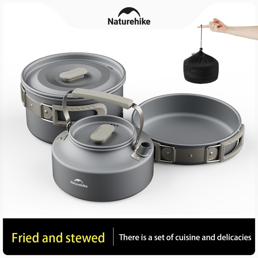 Naturehike zestaw garnków outd – Camping Outdoor Cooking Set recenzja i cena