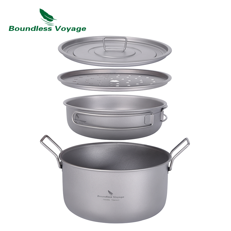 Boundless Voyage Camping garne – Camping Cooking Mess Kit recenzja i cena